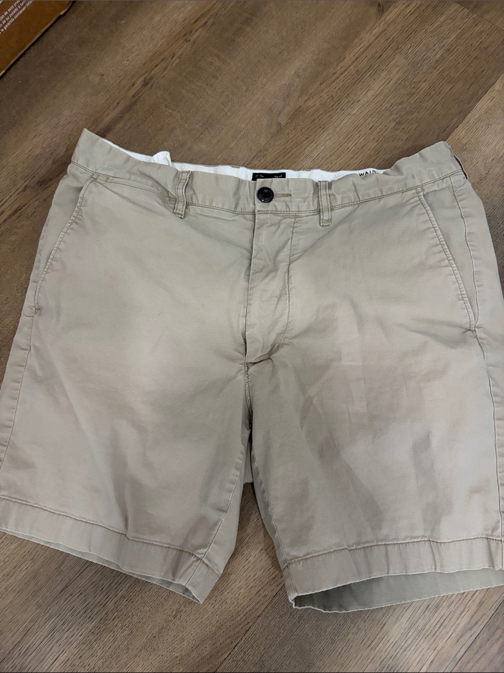 J. Crew Men's Khaki Flat Front Chino Shorts